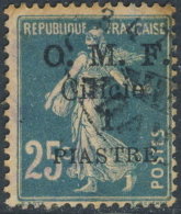 Cilicie 1920 OMF. ~ YT 92 - 1 Pi / 25 C. Semeuse - Used Stamps