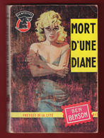 BEN BENSON _  MORT D'UNE DIANE -Collection "un Mystère" N°565 _ 2 SCANS - Presses De La Cité