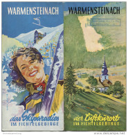 Warmensteinach 1956 - 8 Seiten Mit 12 Abbildungen - Titelbild Rimpl 1953 - Bayern