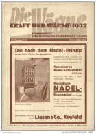 Die Wärme - Kraft Und Wärme 1932 - Sonderheft Zur Leipziger Technischen Messe - Zeitschrift Für Dampfkessel Und Maschine - Technical