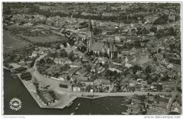 Schleswig - Luftaufnahme - Foto- AK 50er Jahre - Verlag Schöning & Co. Lübeck - Schleswig