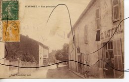 CPA. D39. Beaufort  Rue Principale. Mme VAUCHERET EDIT - Beaufort