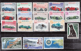 Monaco 1967 Année Complète Postes 708 à 735  Neuf ** TB  MnH  Sin Charnela Cote 37 - Komplette Jahrgänge