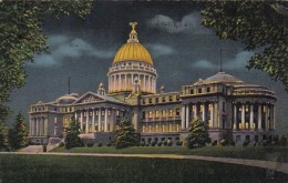 Mississippi Jackson State Capitol Building At Night - Jackson