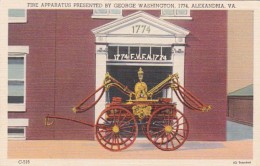 Virginia Alexandria Fire Apparatus Presented By George Washington 1774 - Alexandria