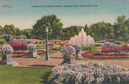 Indiana Indianapolis Beautiful Sunken Gardens Garfield Park - Indianapolis