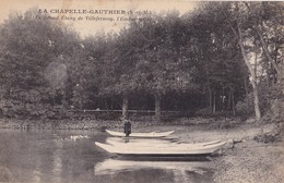 LA  CHAPELLE  GAUTHIER,,,,,LE  GRAND ETANG De   VILLEFERMOY ,,,,L'  EMBARCADERE,,,,,VOYAGE   1925,,,,, - La Chapelle La Reine