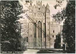 Kloster Chorin - Westgiebel - Foto-Ansichtskarte Grossformat - Handabzug - Verlag Rotophot Bestensee 60er Jahre - Chorin