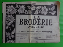 La Broderie Lyonnaise N° 1226 Avril 1964 - Mode