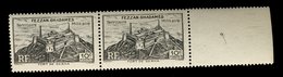 Libye 1946 - Neuf ** - Y&T N° 28 Territoire Militaire Fezzan-Ghadames - Fort De Sebha 10c - Paire Horizontale - Unused Stamps