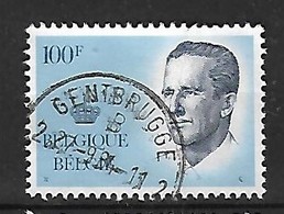 OCB Nr 2137 Boudewijn Baudouin Velghe Centrale Stempel Gentbrugge - 1981-1990 Velghe