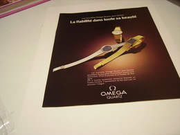 ANCIENNE PUBLICITE MONTRE OMEGA 1978 - Autres & Non Classés