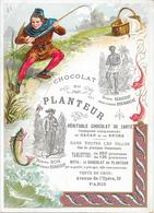 CHOCOLAT  LE PLANTEUR - CARTE GRAND MODELE 11 - Chocolat