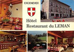 CPSM 74  DOUVAINE HOTEL RESTAURANT DU LEMAN EXCENEVEX    Grand Format 15 X 10,5 - Douvaine