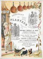 CHOCOLAT  LE PLANTEUR - CARTE GRAND MODELE 14 - Chocolat