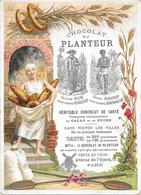 CHOCOLAT  LE PLANTEUR - CARTE GRAND MODELE 15 - Chocolat