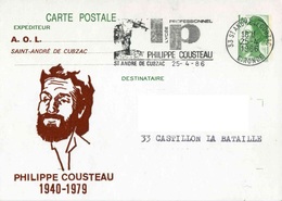 Entier Postal De 1985 Sur CP Avec Timbre "1,80 Liberté De Gandon" Et Repiquage Commémoratif - Cartes Postales Repiquages (avant 1995)