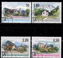 FL+ Liechtenstein 2001 Mi 1262-65 Dörfer - Used Stamps