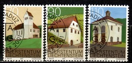 FL+ Liechtenstein 2001 Mi 1268-70 Häuser - Used Stamps