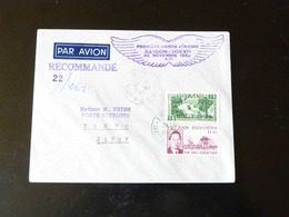 LETTRE RECOMMANDE  PREMIERE LIAISON AERIENNE SAIGON - TOKYO - 1927-1959 Lettres & Documents