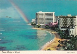 Hawaii Waikiki Sunrise Rainbow And Sheraton Hotel - Oahu