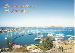 CPM  Amérique Saint Martin Marigot Le Port Et La Marina Au Pied Du Fort Saint-Louis - Saint Martin