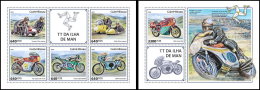 GUINEA BISSAU 2018 MNH** Isle Of Man TT Racing Motorcycles Motorräder Motos M/S+S/S - OFFICIAL ISSUE - DH1825 - Motorbikes