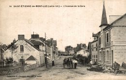 SAINT ETIENNE DE MONT LUC AVENUE DE LA GARE - Saint Etienne De Montluc