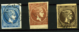 3229-Grecia Nº 28, 33, 41 - Used Stamps