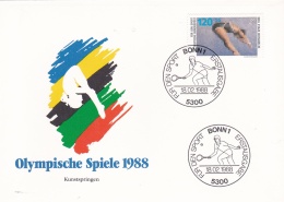 Germany FDC 1988 Olympic Games    (DD18-45) - FDC: Enveloppes