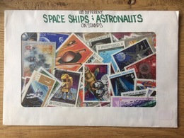 Space Ships: Astronauts, 100 Different Used Stamps - Verzamelingen