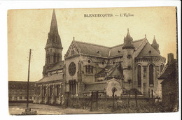 CPA - Carte Postale - France -Blendecques Son Eglise - 1933 - S866 - Longuenesse