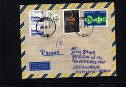 Brazil Interesting Airmail Registered Letter - Lettres & Documents