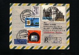 Brazil Interesting Airmail Registered Letter - Covers & Documents