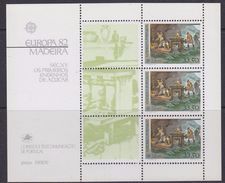 Europa Cept 1982 Madeira M/s ** Mnh (39334D) - 1982