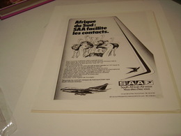 ANCIENNE PUBLICITE   SOUTH AFRICAN AIRWAYS 1980 - Pubblicità