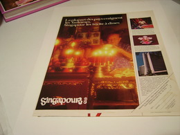 ANCIENNE PUBLICITE SINGAPORE AIRLINES  1983 - Pubblicità