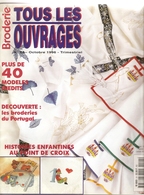 01 Tous Les Ouvrages Broderie - Octobre 1996 - N°24 - Point De Croix