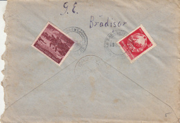 71981- REPUBLIC COAT OF ARMS, INDEPENDENCE WAR, STAMPS ON COVER, 1953, ROMANIA - Briefe U. Dokumente