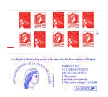 Carnet Mixte Luquet - Alger YT 1512 : Repère électronique Rouge Gauche Et Bandes Phospho Verdâtres . Superbe , Voir Scan - Postzegelboekjes