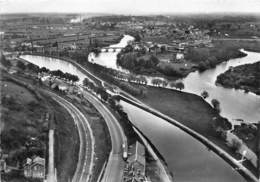 58-DECIZE- VUE DU CIEL- CANAL DU NIVERNAIS - L'ARON ET LA VIEILLE LOIRE - Decize