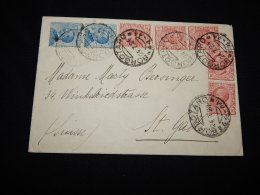 Italy 1924 Borgotaro Cover To Switzerland__(L-19739) - Poststempel