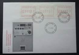 Finland 1982 Helsinki ATM (Frama Label Stamp FDC) - Cartas & Documentos