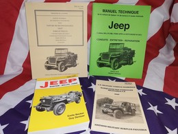 PROMO LIVRES Jeep Willys  4 Ouvrages Indispensables BECKER MB GPW HOTCHKISS M201 - Fahrzeuge
