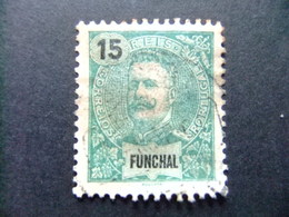 FUNCHAL Madère 1897 - 1905 CARLOS 1º Yvert 17 FU - Funchal