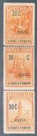 S. Tomé, 1925, # 1/3, Imposto Postal Porteado, MH - St. Thomas & Prince