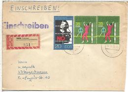 ALEMANIA DDR LOUTER SELLOS APARTHEID DEPORTE BALONMANO HANDBALL - Hand-Ball