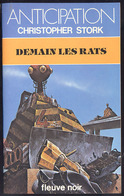 {24532} Christopher Stork ; Anticipation, N° 1041  EO 1980. " Demain Les Rats "   TBE.  " En Baisse " - Fleuve Noir
