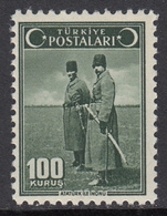 Turkey 1942/43 - Definitive Stamp - 100 K Atatürk And Inonu - Mi 1131 ** MNH - Neufs