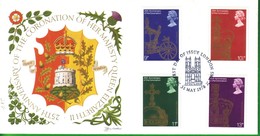 Lotto REGNO UNITO FDC.25°anniversario Incoronazione ELISABETTA II 1978. - Non Classificati